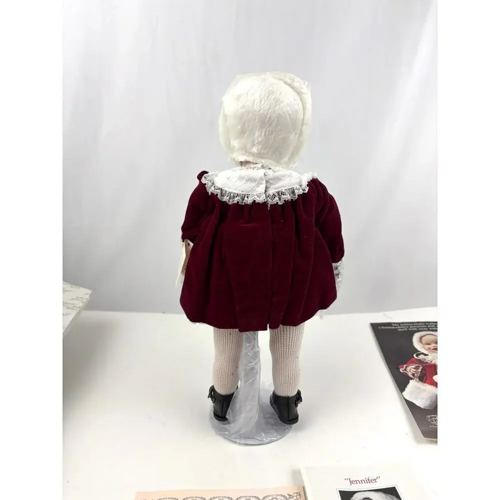 VTG Ashton Drake Jennifer Porcelain Doll by Yolanda Bello‎ 1980s Perfect Babies